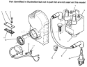 Ignition Electronics Diagram and Parts List for 73441 69000001-69999999 - 1996 Toro Lawn Tractor