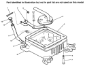Oil Fill Tube & Base Diagram and Parts List for 73441 69000001-69999999 - 1996 Toro Lawn Tractor