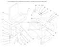 Fender, Seat and Tail Lights Diagram and Parts List for 73441 7900001-7999999 - 1997 Toro Lawn Tractor