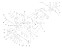 Hitch Assembly Diagram and Parts List for 73441 7900001-7999999 - 1997 Toro Lawn Tractor