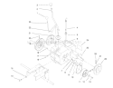 Transmission Assembly Diagram and Parts List for 73441 7900001-7999999 - 1997 Toro Lawn Tractor