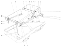 Hood Assembly Diagram and Parts List for 73448 8900500-8999999 - 1998 Toro Lawn Tractor