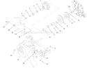 Pto Clutch & Cover Assembly Diagram and Parts List for 73429 200000001-200999999 - 2000 Toro Lawn Tractor