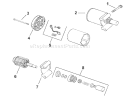 Starter Diagram and Parts List for 73429 200000001-200999999 - 2000 Toro Lawn Tractor