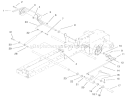 Clutch System Assembly Diagram and Parts List for 73429 200000001-200999999 - 2000 Toro Lawn Tractor