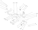 Part Location Diagram of 100-6091-03 Toro Plate-Hoodstand, Front