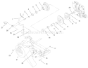 Part Location Diagram of 100-3549 Toro Spacer-Crankshaft