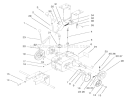 Transaxle Assembly Diagram and Parts List for 73449 210000001-210999999 - 2001 Toro Lawn Tractor