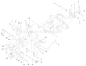 Hitch Assembly Diagram and Parts List for 73449 9900001-9999999 - 1999 Toro Lawn Tractor