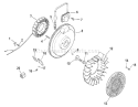 Ignition Electronics Diagram and Parts List for 73449 9900001-9999999 - 1999 Toro Lawn Tractor
