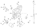 Oil Pan / Lubrication Diagram and Parts List for 73449 9900001-9999999 - 1999 Toro Lawn Tractor