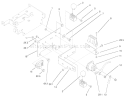 Hoodstand Electrical Mounting Assembly Diagram and Parts List for 73450 220000001-220999999 - 2002 Toro Lawn Tractor