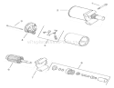 Starter Assembly Diagram and Parts List for 73450 220000001-220999999 - 2002 Toro Lawn Tractor