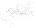 Electric Clutch And Cover Assembly Diagram and Parts List for 73450 220000001-220999999 - 2002 Toro Lawn Tractor