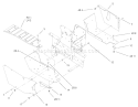 Footrest & Hoodstand Side Covers Diagram and Parts List for 73450 240000001-240999999 - 2004 Toro Lawn Tractor