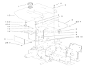 Fuel Tank Assembly Diagram and Parts List for 73450 240000001-240999999 - 2004 Toro Lawn Tractor