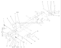 Hitch Assembly Diagram and Parts List for 73450 240000001-240999999 - 2004 Toro Lawn Tractor
