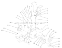 Transaxle Assembly Diagram and Parts List for 73450 240000001-240999999 - 2004 Toro Lawn Tractor