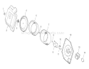 Part Location Diagram of 5208301-S Kohler Pre-cleaner