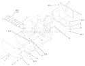 Footrest & Hoodstand Side Covers Diagram and Parts List for 73450 220000001-220999999 - 2002 Toro Lawn Tractor