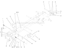 Hitch Assembly Diagram and Parts List for 73450 220000001-220999999 - 2002 Toro Lawn Tractor