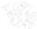 Hoodstand Electrical Mounting Assembly Diagram and Parts List for 73450 240000001-240999999 - 2004 Toro Lawn Tractor