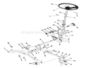 Page Q Diagram and Parts List for 73501 39000001-39999999 - 1993 Toro Lawn Tractor