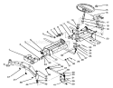 Page R Diagram and Parts List for 73501 49000001-49999999 - 1994 Toro Lawn Tractor