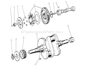 Page F Diagram and Parts List for 73501 59000412-59002868 - 1995 Toro Lawn Tractor