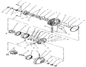 Page N Diagram and Parts List for 73501 69000001-69999999 - 1996 Toro Lawn Tractor