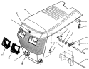 Page W Diagram and Parts List for 73501 69000001-69999999 - 1996 Toro Lawn Tractor