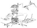 Page G Diagram and Parts List for 73501 69000001-69999999 - 1996 Toro Lawn Tractor
