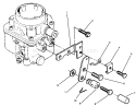 Part Location Diagram of NN10511 Toro Choke-Lever (Primed)