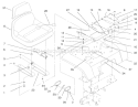Page K Diagram and Parts List for 73502 7900001-7999999 - 1997 Toro Lawn Tractor