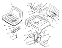 Page Q Diagram and Parts List for 73520 4900001-4999999 - 1994 Toro Lawn Tractor