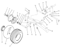 Page S Diagram and Parts List for 73520 5900001-5900177 - 1995 Toro Lawn Tractor