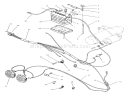 Page B Diagram and Parts List for 73520 5900001-5900177 - 1995 Toro Lawn Tractor