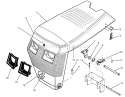 Page U Diagram and Parts List for 73520 5900001-5900177 - 1995 Toro Lawn Tractor