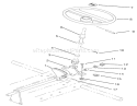 Page AH Diagram and Parts List for 73520 5900001-5900177 - 1995 Toro Lawn Tractor