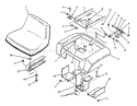 Page R Diagram and Parts List for 73520 5900178-5999999 - 1995 Toro Lawn Tractor
