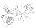 Page T Diagram and Parts List for 73520 5900178-5999999 - 1995 Toro Lawn Tractor
