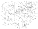 Page J Diagram and Parts List for 73521 7900001-7999999 - 1997 Toro Lawn Tractor
