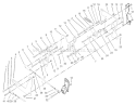 Smart Turn Rear Assembly Diagram and Parts List for 73542 230000001-230999999 - 2003 Toro Lawn Tractor