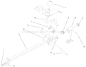 Hi-Lo Shift Assembly Diagram and Parts List for 73545 8900001-8999999 - 1998 Toro Lawn Tractor