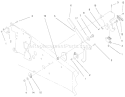 Upper Parking Brake Assembly Diagram and Parts List for 73545 8900001-8999999 - 1998 Toro Lawn Tractor