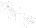 Drive Shaft Assembly Diagram and Parts List for 73545 8900001-8999999 - 1998 Toro Lawn Tractor