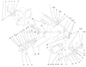 Attach-A-Matic and Hitch Diagram and Parts List for 73551 8900001-8999999 - 1998 Toro Lawn Tractor