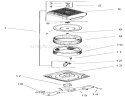 Group 10-Air Intake Diagram and Parts List for 73560 8900001-8999999 - 1998 Toro Lawn Tractor