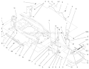 Bumper And Hood Assembly Diagram and Parts List for 73560 8900001-8999999 - 1998 Toro Lawn Tractor