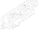 Smart Turn Rear Assembly Diagram and Parts List for 73560 8900001-8999999 - 1998 Toro Lawn Tractor